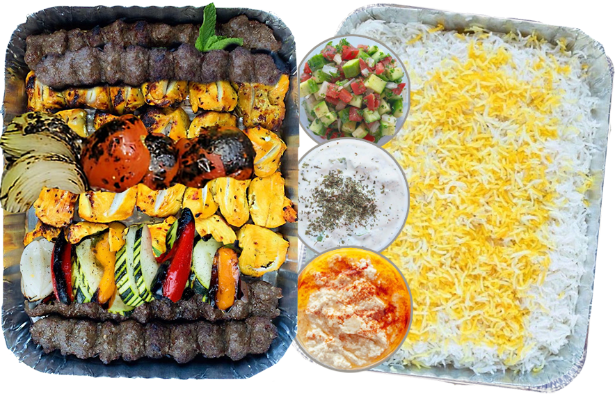 Mix Bundle catering tray from Real Kabob